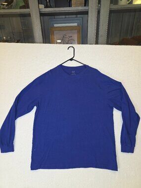 GAP Long Sleeve Tee Mens XL Blue